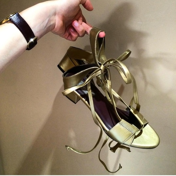 Carlota Shoes - Carlota denim Studio Colombia shoes sandals gold 8